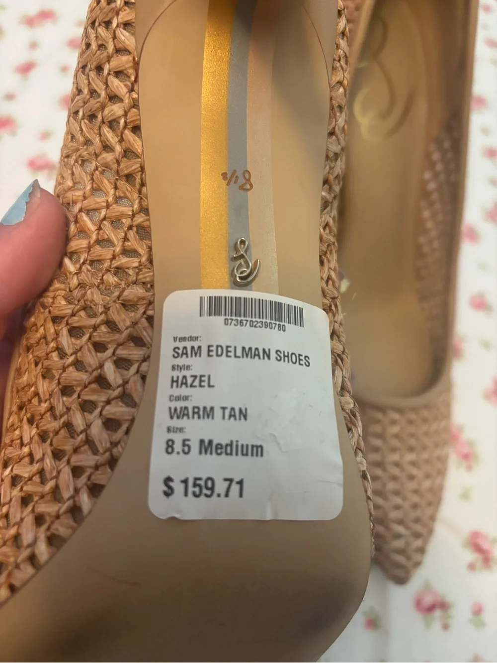 Sam Edelman woven pointy
